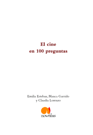 EL CINE EN 100 PREGUNTAS