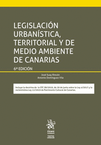 LEGISLACION URBANISTICA, TERRITORIAL Y DE MEDIO AMBIENTE DE CANARIAS