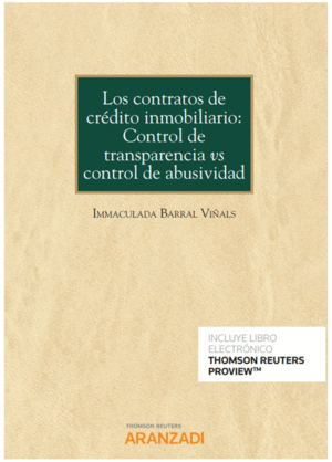 CONTRATOS DE CRDITO INMOBILIARIO, LOS: