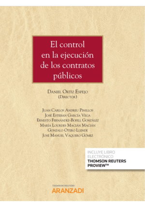 EL CONTROL EN LA EJECUCI�N DE LOS CONTRATOS P�BLICOS (PAPEL + E-BOOK)
