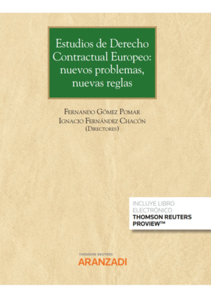 ESTUDIOS DE DERECHO CONTRACTUAL EUROPEO