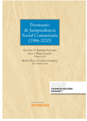 PRONTUARIO DE JURISPRUDENCIA SOCIAL COMUNITARIA DUO