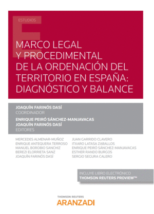 MARCO LEGAL Y PROCEDIMENTAL ORDENACION TERRITORIO EN ESPAA