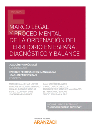 MARCO LEGAL Y PROCEDIMENTAL ORDENACION TERRITORIO EN ESPA�A