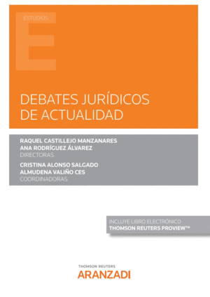 DEBATES JURDICOS DE ACTUALIDAD (PAPEL + E-BOOK)