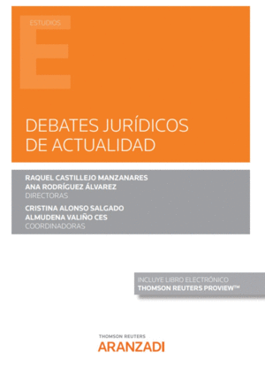 DEBATES JUR�DICOS DE ACTUALIDAD (PAPEL + E-BOOK)