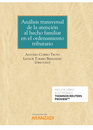 ANALISIS TRANSVERSAL ATENCION HECHO FAMILIAR ORDENAMIENTO TRIBUTARIO