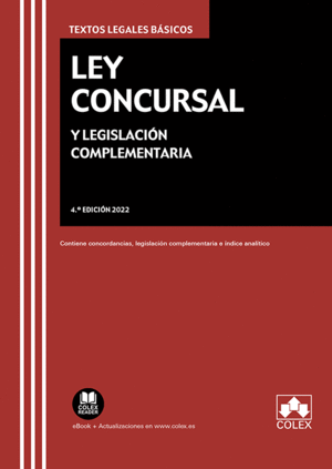 LEY CONCURSAL Y LEGISLACION COMPLEMENTARIA 4 EDICION