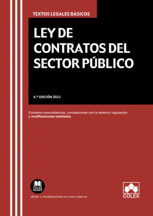 LEY DE CONTRATOS DEL SECTOR PUBLICO 6ª ED