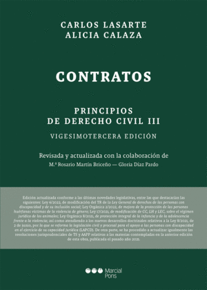 PRINCIPIOS DE DERECHO CIVIL III CONTRATOS 23 ED