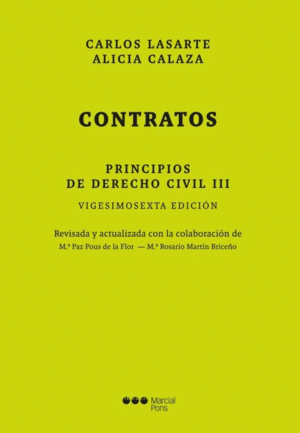 PRINCIPIOS DE DERECHO CIVIL III 2025. CONTRATOS