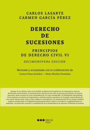 PRINCIPIOS DE DERECHO CIVIL TOMO VI SUCESIONES 19� ED