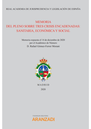 MEMORIA DEL PLENO SOBRE TRES CRISIS ENCADENADAS: SANITARIA, ECON�MICA Y SOCIAL
