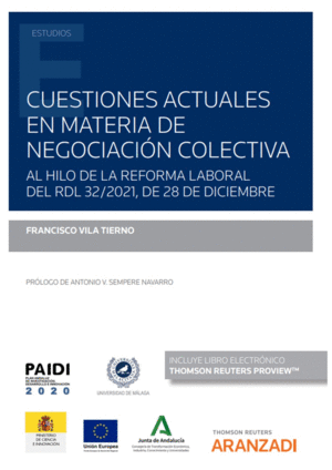 CUESTIONES ACTUALES EN MATERIA DE NEGOCIACIN COLECTIVA (PAPEL +