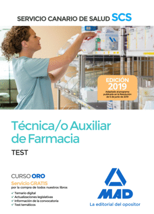 TECNICO AUXILIAR FARMACIA TEST