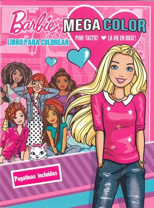 BARBIE.LIBRO PARA COLOREAR + PEGATINAS. ABRAXAS. 9788415215868