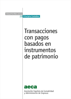 TRANSACCIONES CON PAGOS BASADOS EN INSTRUMENTOS DE PATRIMONIO