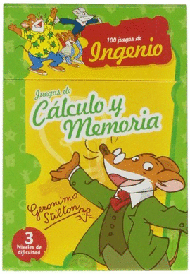 JUEGOS CALCULO Y MEMORIA GERONIMO STILTON