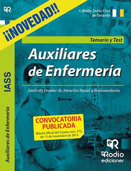 AUXILIARES DE ENFERMERIA CABILDO DE TENERIFE
