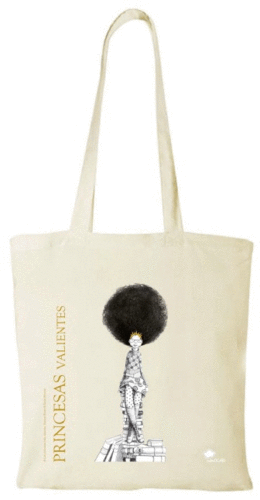 BOLSA DE LAS PRINCESAS MAS VALIENTES (BEIGE)