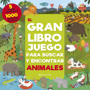 GRAN LIBRO JUEGO PARA BUSCAR Y ECONTRAR ANIMALES