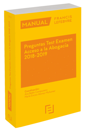 MANUAL PREGUNTAS TEST EXAMEN ACCESO A LA ABOGACIA