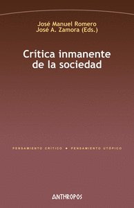 CR�TICA INMANENTE DE LA SOCIEDAD