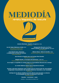 MEDIODA. REVISTA HISPNICA DE RESCATE. 2