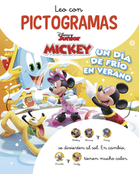 MICKEY MOUSE FUNHOUSE. LEO CON PICTOGRAMAS. UN DA DE FRO EN VER