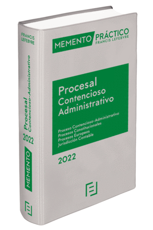 MEMENTO PROCESAL CONTENCIOSO-ADMINISTRATIVO 2022