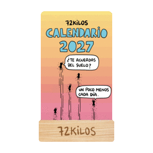 CALENDARIO MESA DE TARJETAS 2027 - 72 KILOS