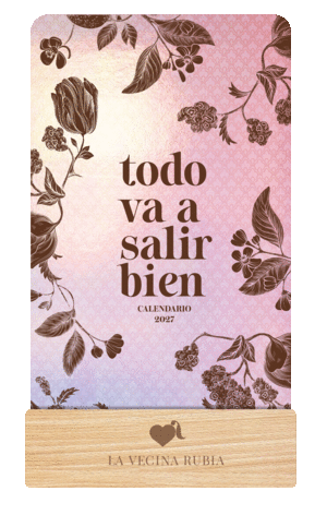 CALENDARIO MESA DE TARJETAS 2027 - LA VECINA RUBIA