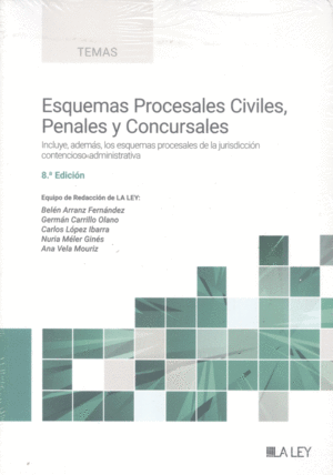 ESQUEMAS PROCESALES CIVILES, PENALES Y CONCURSALES 8� EDICION