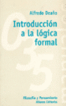 INTRODUCCION A LA LOGICA FORMAL  MA 035