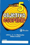 OBJETIVO ESCRIBIR 5 LETRAS Y -  - K / MAYUSCULAS / SILABAS INVER