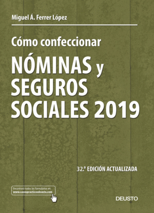 CMO CONFECCIONAR NMINAS Y SEGUROS SOCIALES 2019