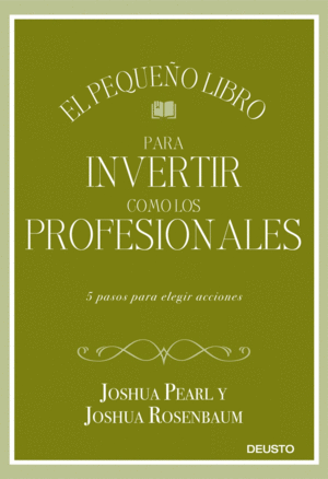 EL PEQUE�O LIBRO PARA INVERTIR COMO LOS PROFESIONALES