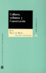 CULTURA CULTURAS Y CONSTITUCION