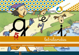 LETRILANDIA - CUADERNO DE ESCRITURA 5. PAUTA MONTESSORI