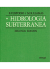 HIDROLOGIA SUBTERRANEA TOMO I