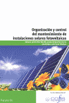 ORGANIZACION Y CONTROL MANTENIMIENTO INSTAL SOLARES FOTOVOL
