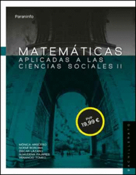 2BACH MATEMTICAS II PARA CIENCIAS SOCIALES. 2 BACHILLERATO (LOMCE)