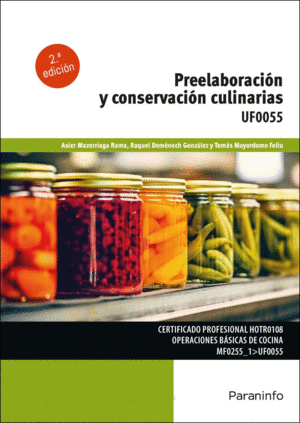 PREELABORACI�N Y CONSERVACI�N CULINARIAS