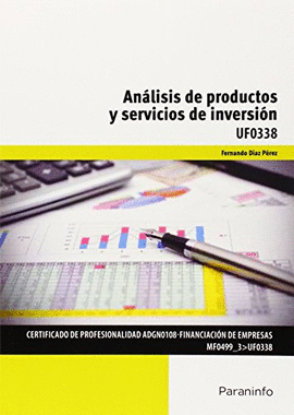 UF0338 - ANALISIS DE PRODUCTOS Y SERVICIOS DE INVERSION