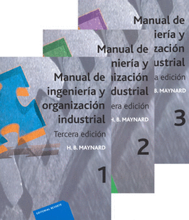 MANUAL DE INGENIER�A Y ORGANIZACI�N INDUSTRIAL (3 VOLS. - OC)  .