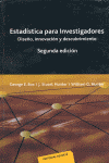 ESTADISTICA PARA INVESTIGADORES DISE�O INNOVACION Y DESCUBRIMITO