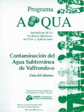 CONTAMINACION AGUA SUBTERRANEA GUIA ALUNNO