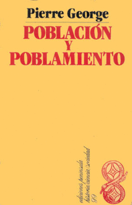 POBLACIONES Y POBLAMIENTO