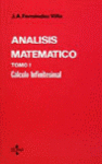 ANALISIS MATEMATICO TOMO I CALCULO INFINITESIMAL
