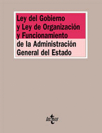LEY GOBIERNO LEY ORGANIZACION FUNCIONAMIENTO ADMINISTRACION